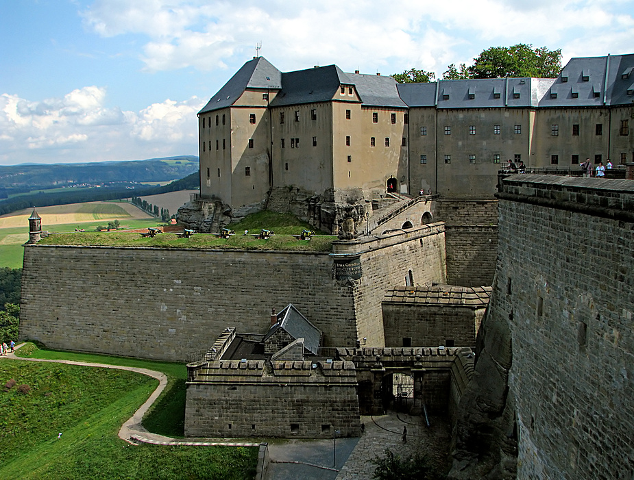 Auf der Festung Königstein... Foto & Bild | deutschland, europe ...