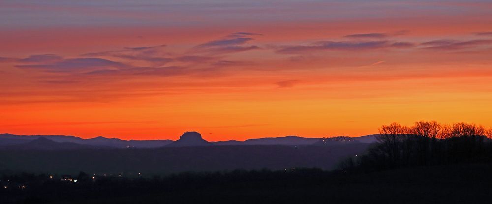 Auf der Festung Königstein ist man auch schon munter...