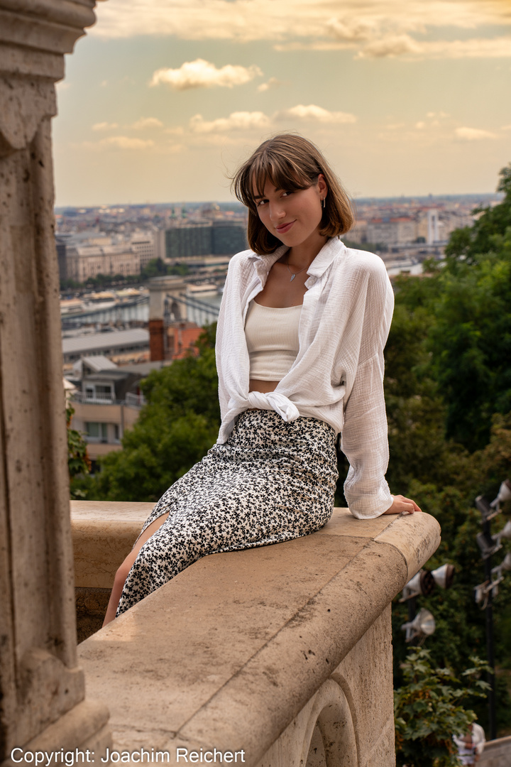 Auf der Fischerbastei in Budapest