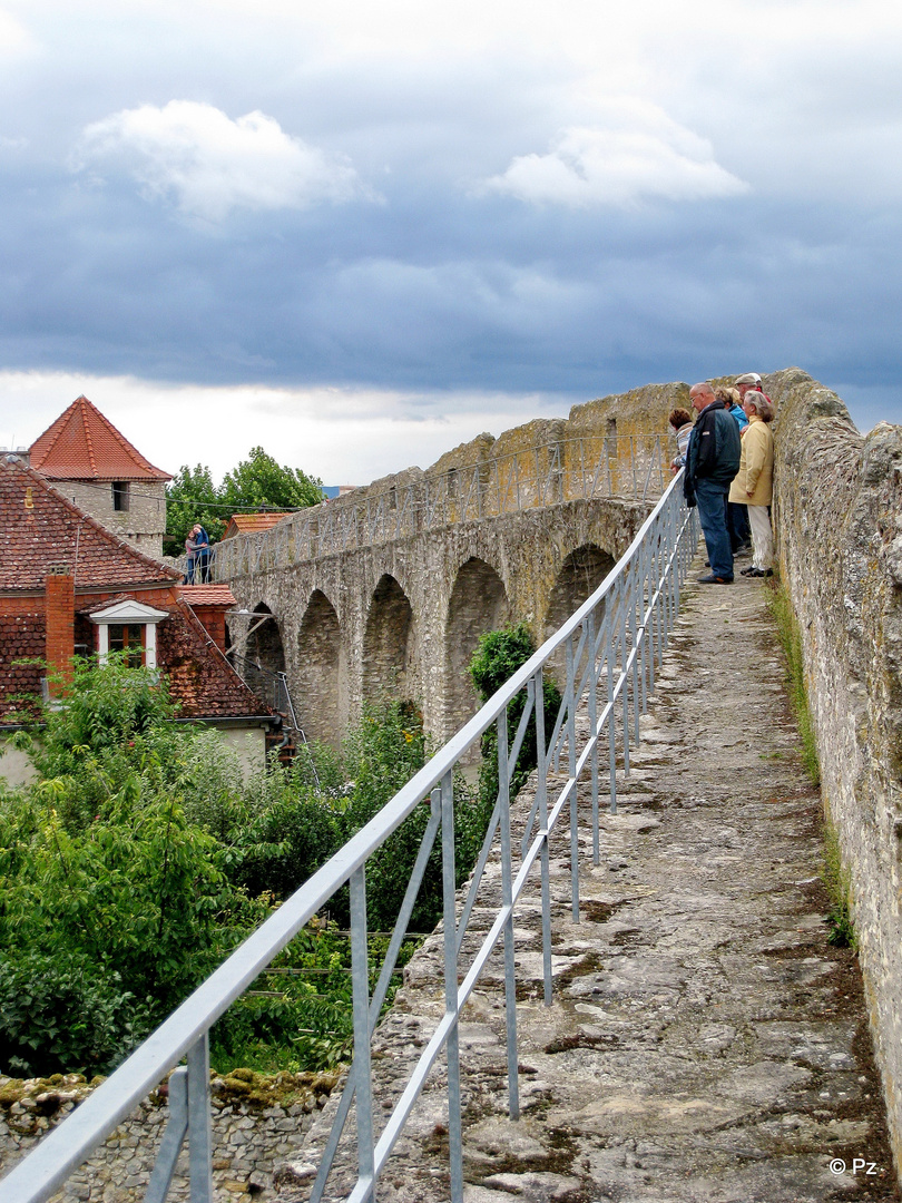 Auf der Fleckenmauer ...