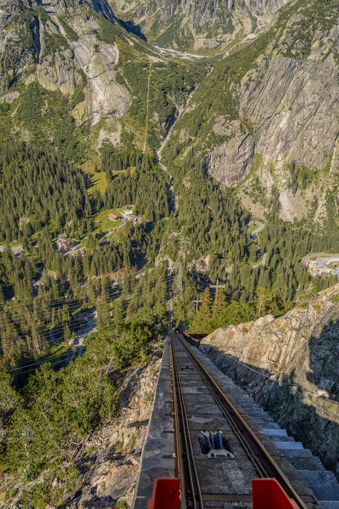 Auf der Gelmerbahn