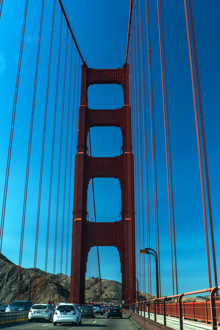  Auf der Golden Gate Bridge