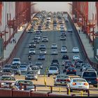 Auf der Golden Gate Bridge