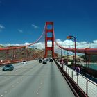 Auf der Golden Gate Bridge