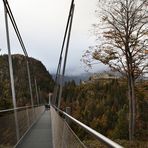 auf der Hängebrücke