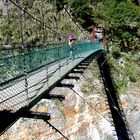 auf der Hängebrücke