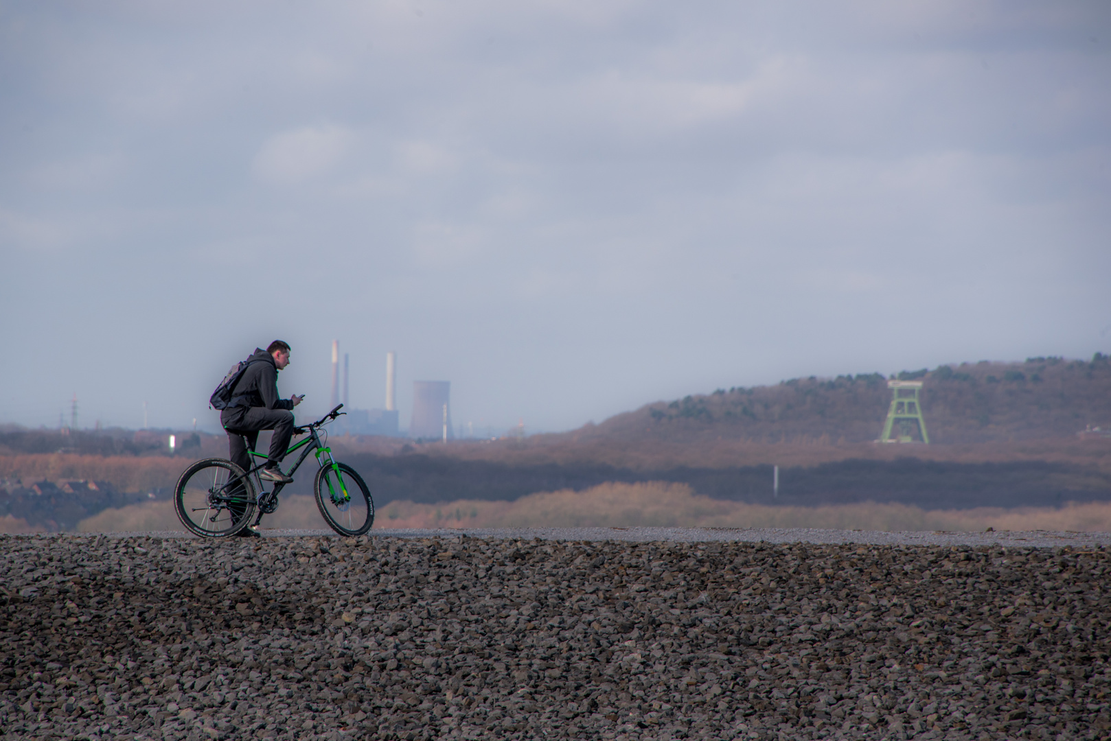 auf der Halde bei Bottrop