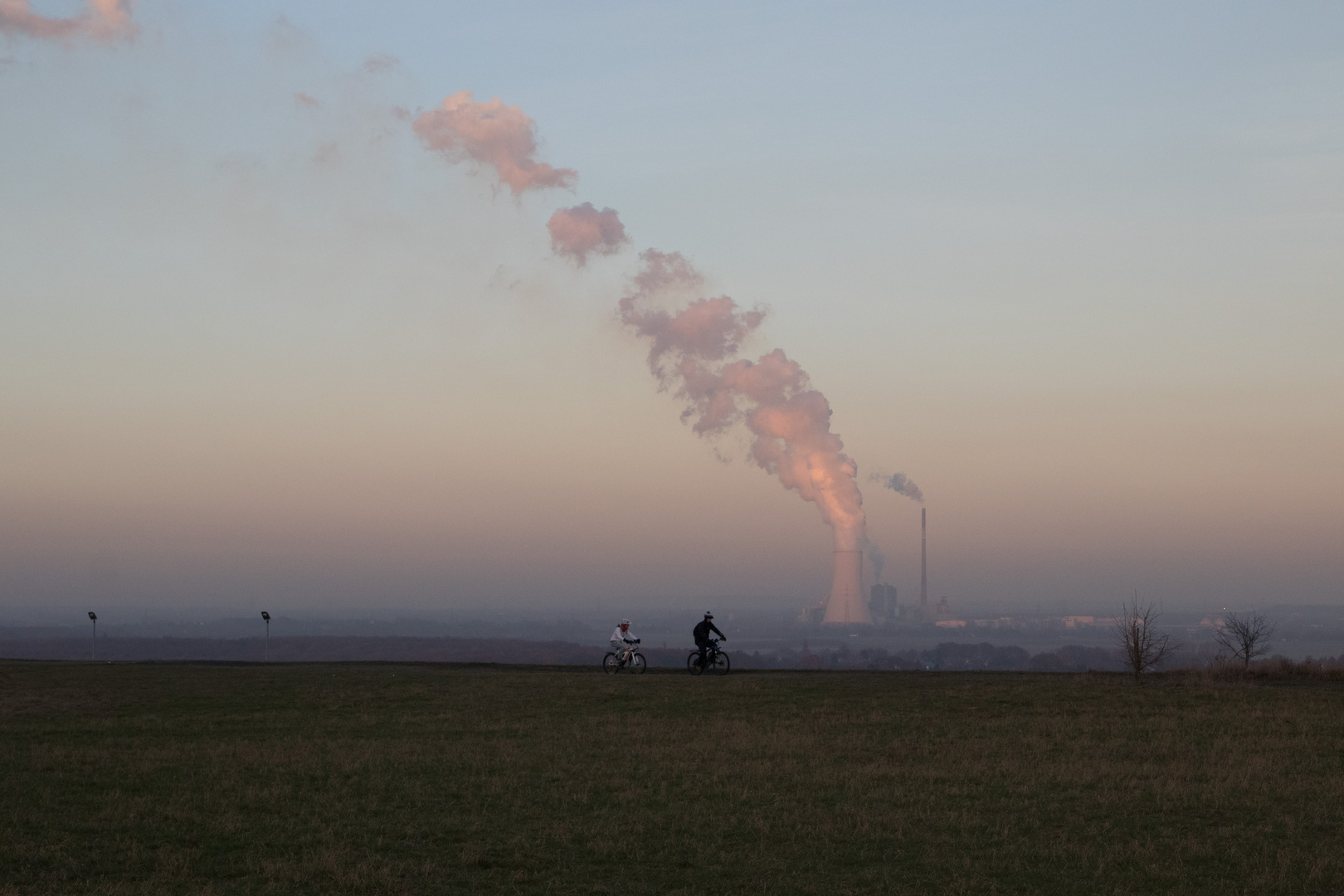 Auf der Halde Rheinpreussen Richtung Duisburg