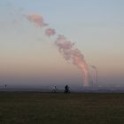 Auf der Halde Rheinpreussen Richtung Duisburg