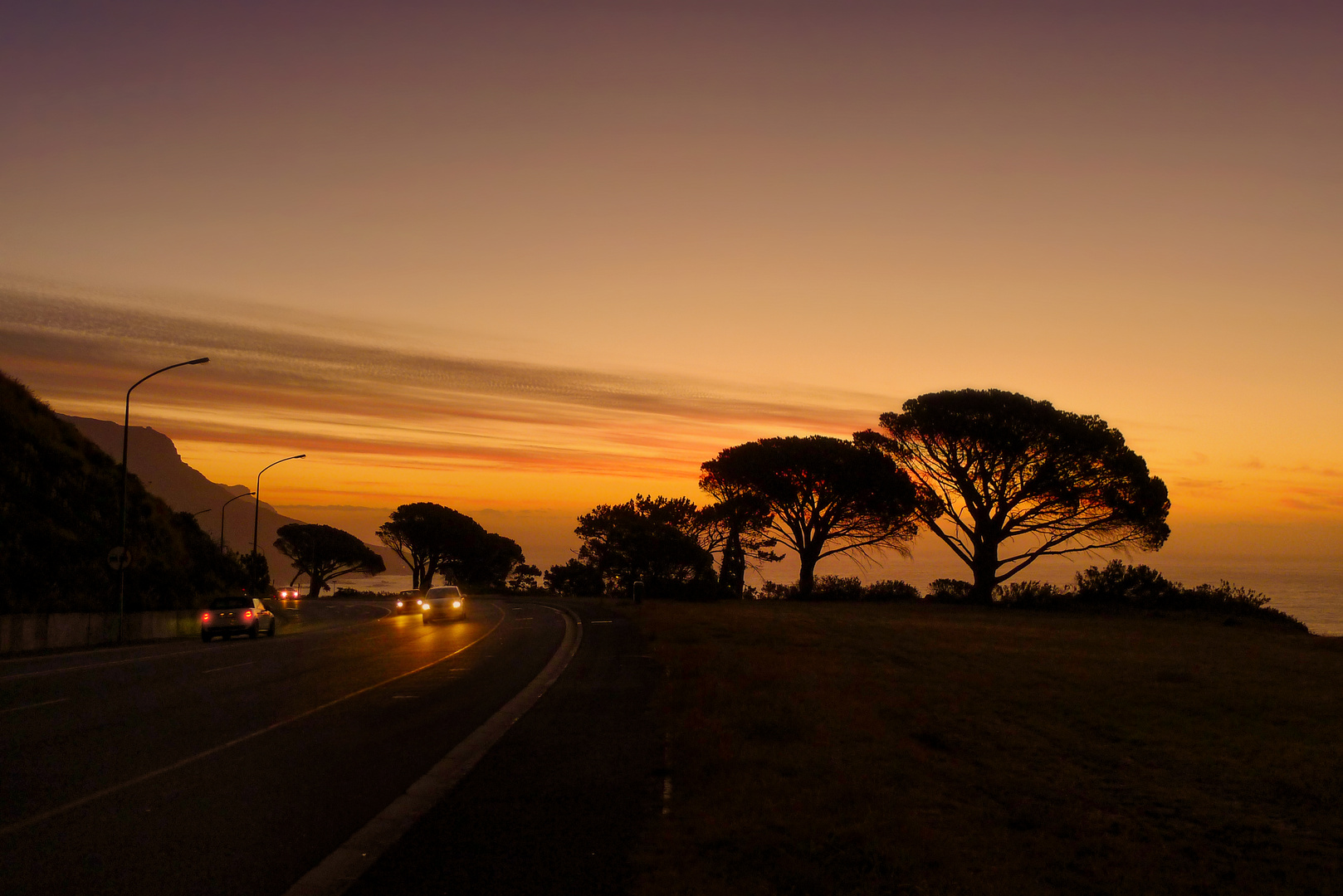 Auf der Heimfahrt nach Camps Bay