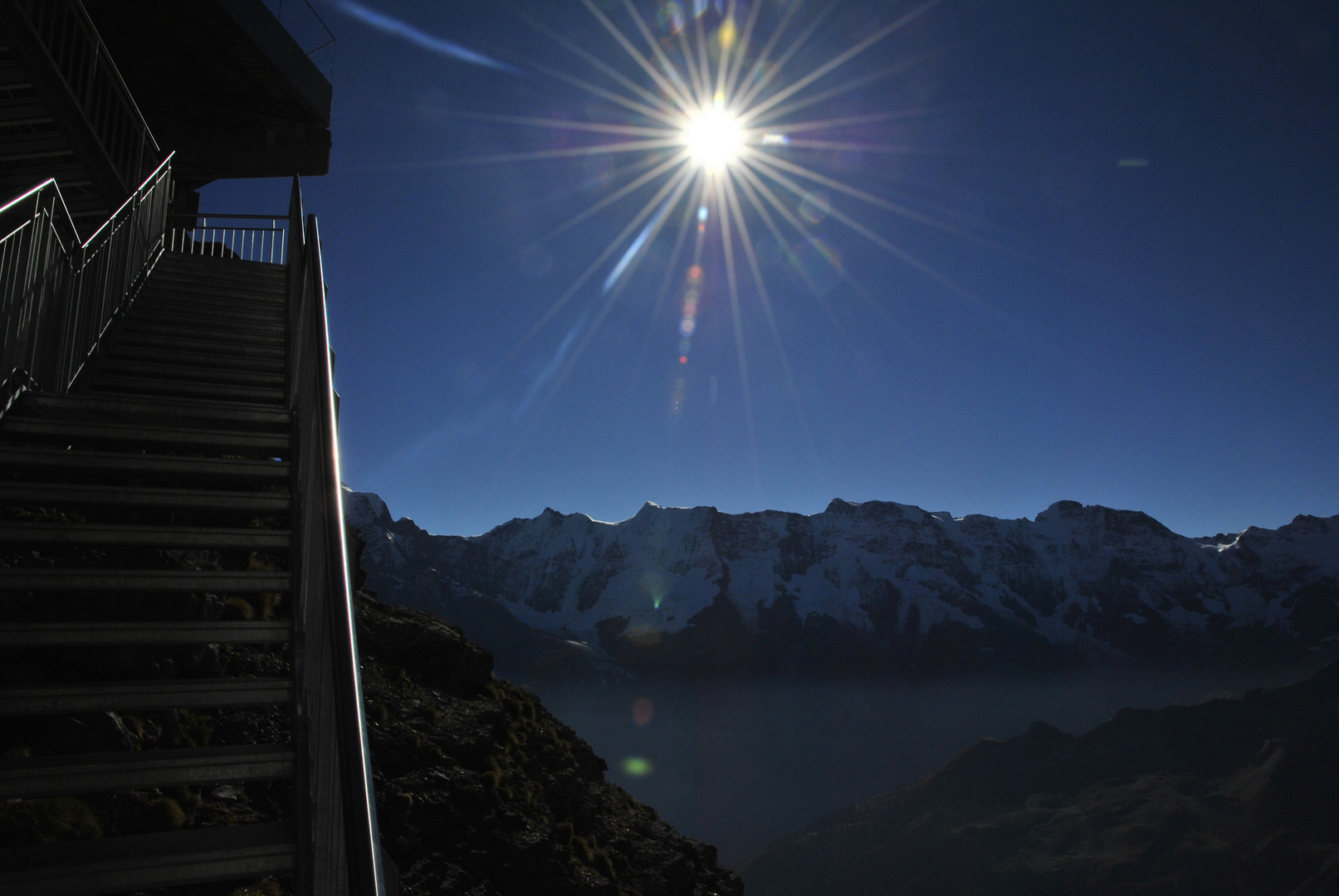 Auf der Himmelstreppe der Sonne entgegen