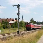 Auf der Hinteren Höllentalbahn in Löffingen 11.8.2012