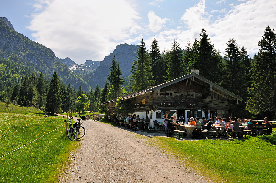 Auf der hinteren Längental Alm