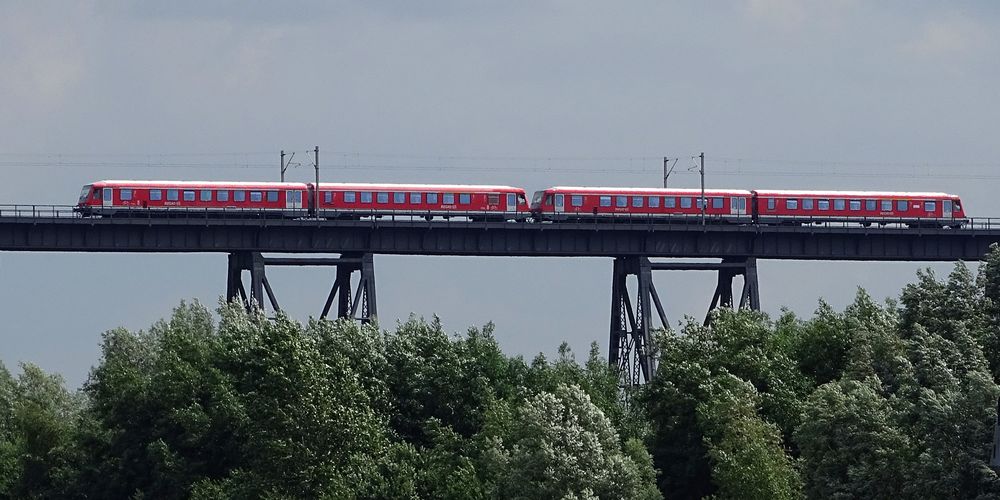 auf der hohen Brücke