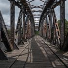 auf der Hubbrücke in Magdeburg