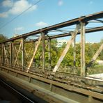 Auf der Isarbrücke in München