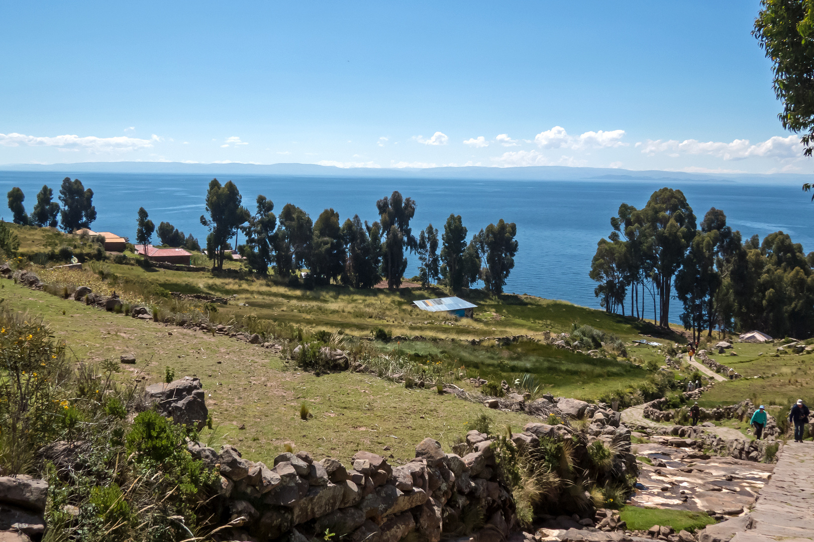 Auf der Isla Taquile im Titicacasee.