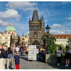 ...auf der Karlsbrücke...