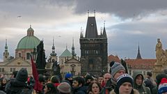 auf der Karlsbrücke