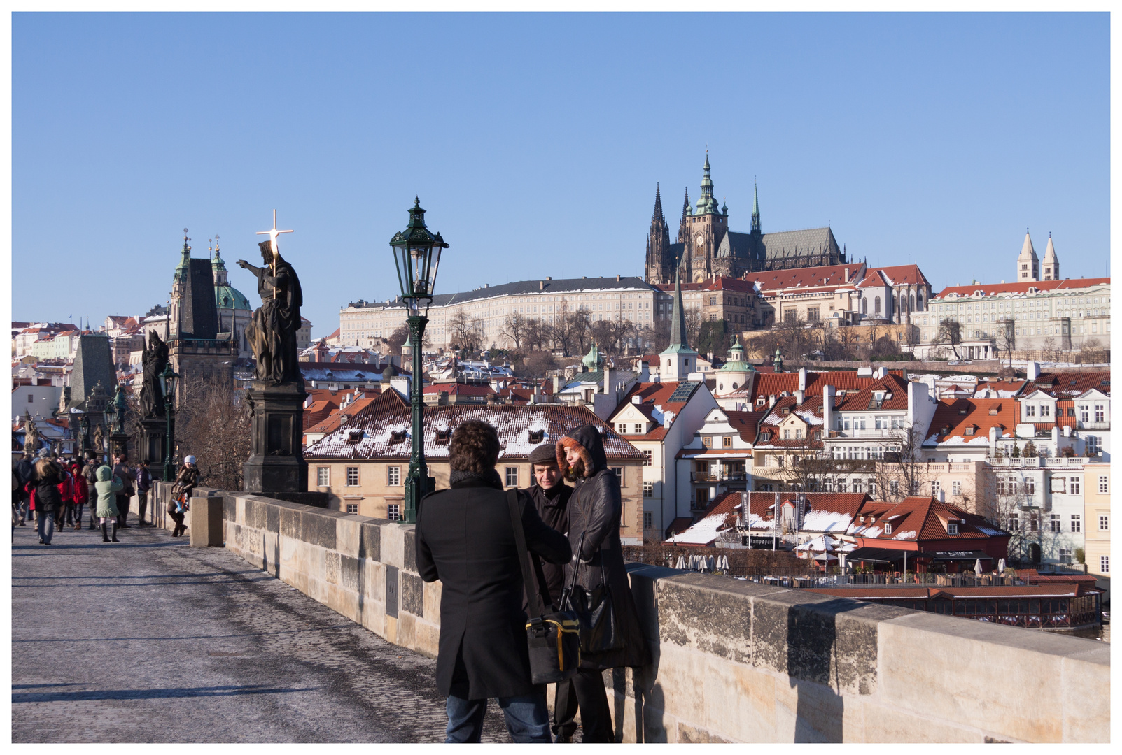 Auf der Karlsbrücke