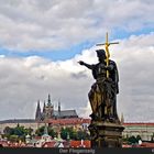 Auf der Karlsbrücke in Prag