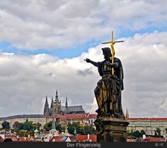 Auf der Karlsbrücke in Prag