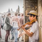 Auf der Karlsbrücke in Prag