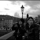 Auf der Karlsbrücke in Prag