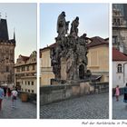 ...auf der Karlsbrücke in Prag...