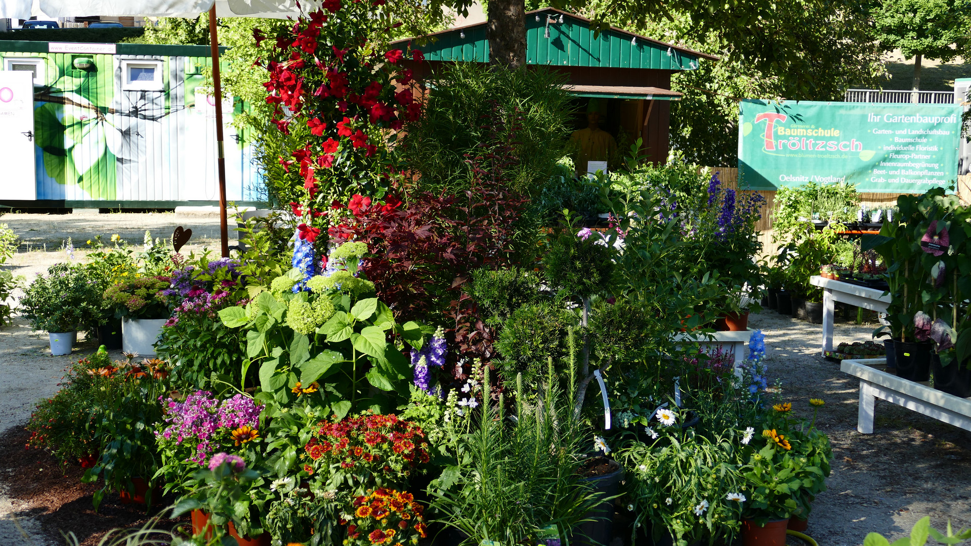 Auf der " Kleinen Gartenschau" 2019 in Reichenbach/V.