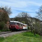 Auf der Krebsbachtalbahn in Helmhof 10.4.2023