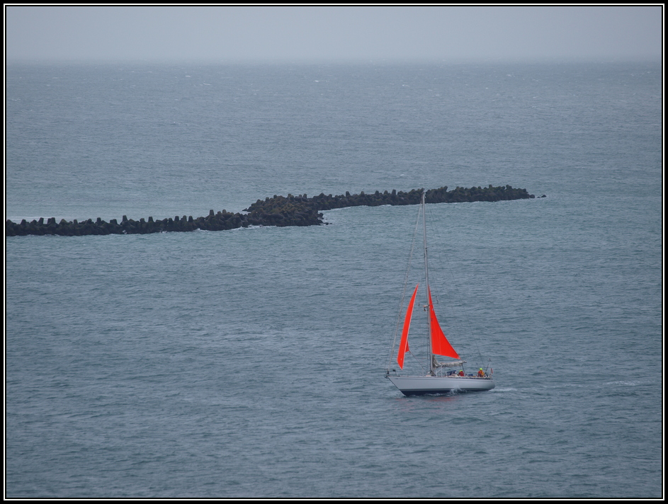 Auf der Kreuz vor Helgoland