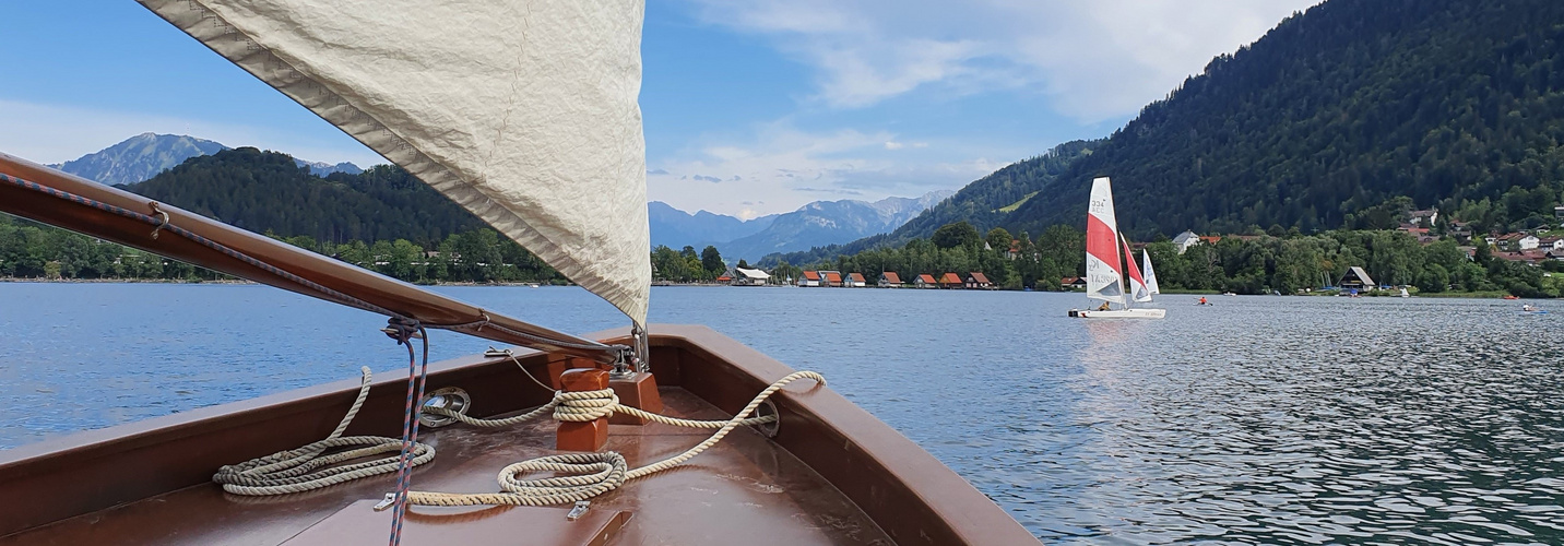 Auf der Lädine übern Alpsee schippern