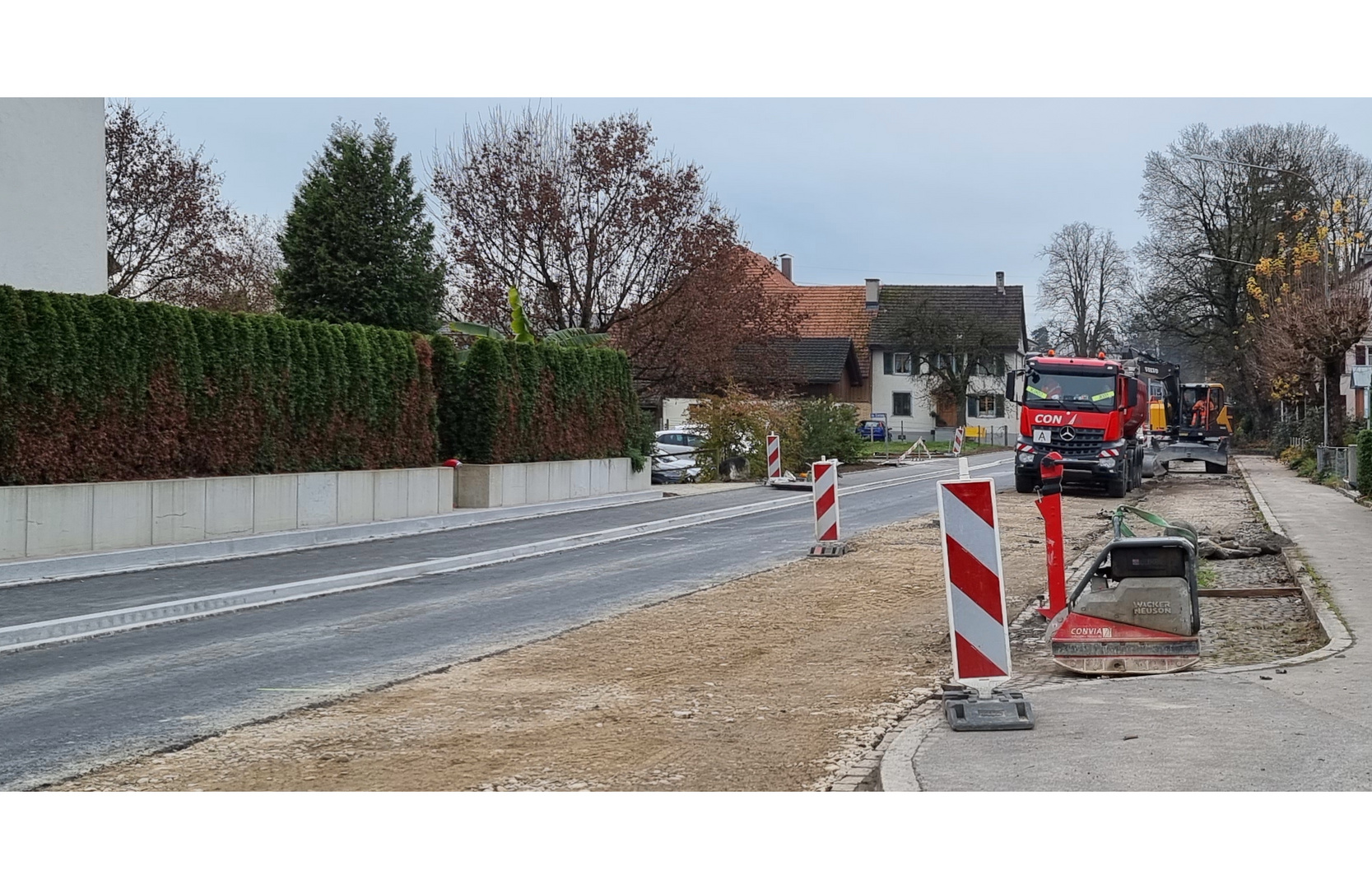 Auf der längsten Dorf-Baustelle im Thurgau 