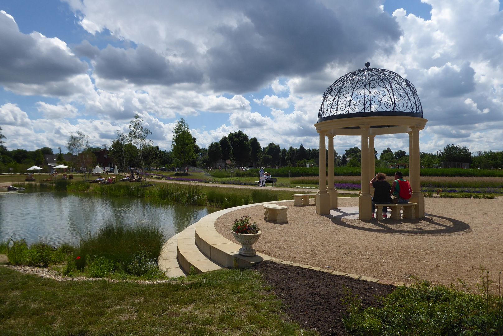 Auf der Landesgartenschau in Beelitz