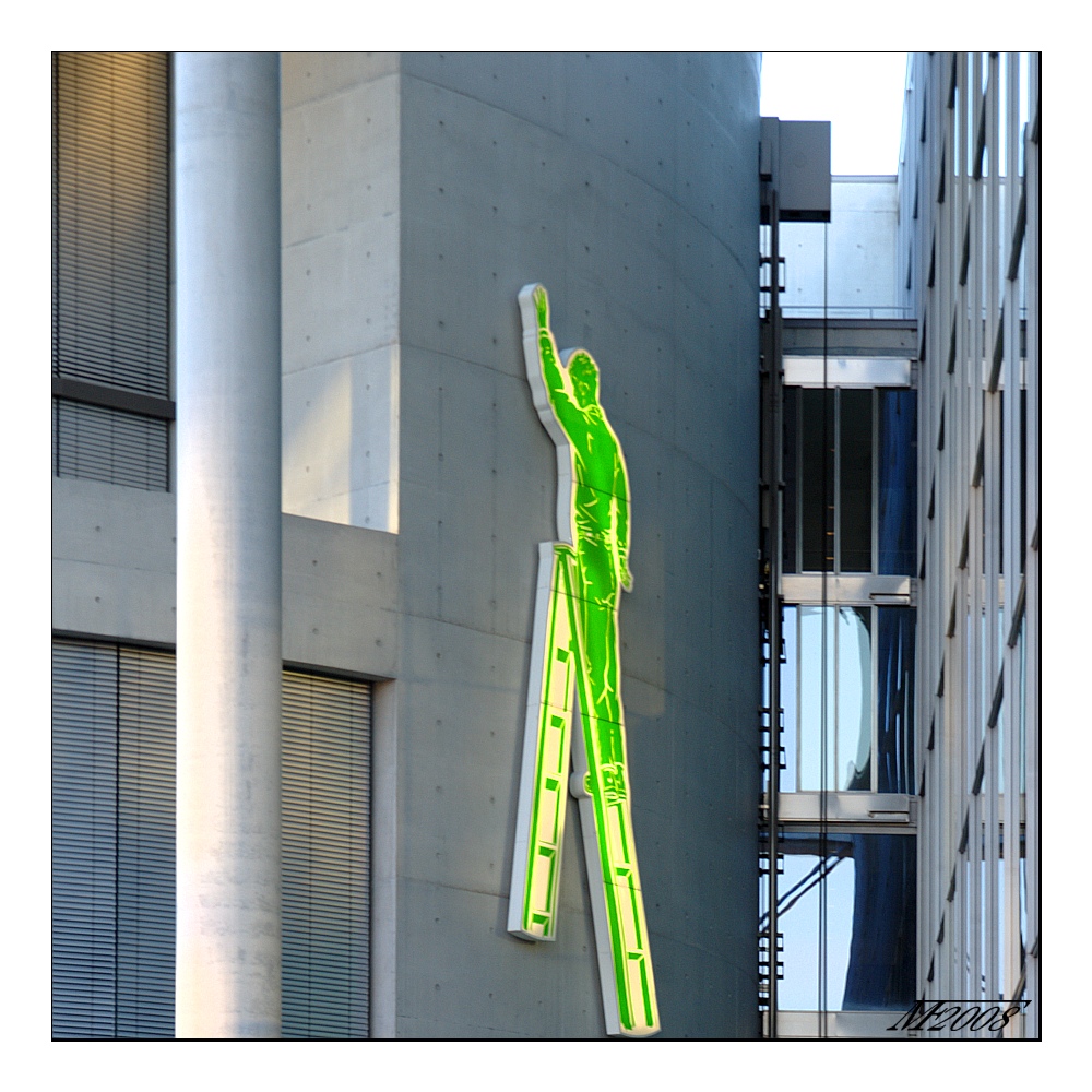 Auf der Leiter / on the ladder