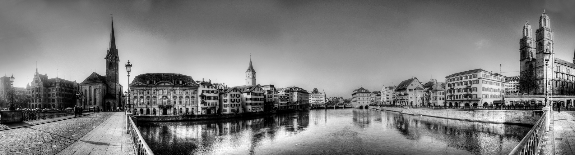 auf der Limmatbrücke