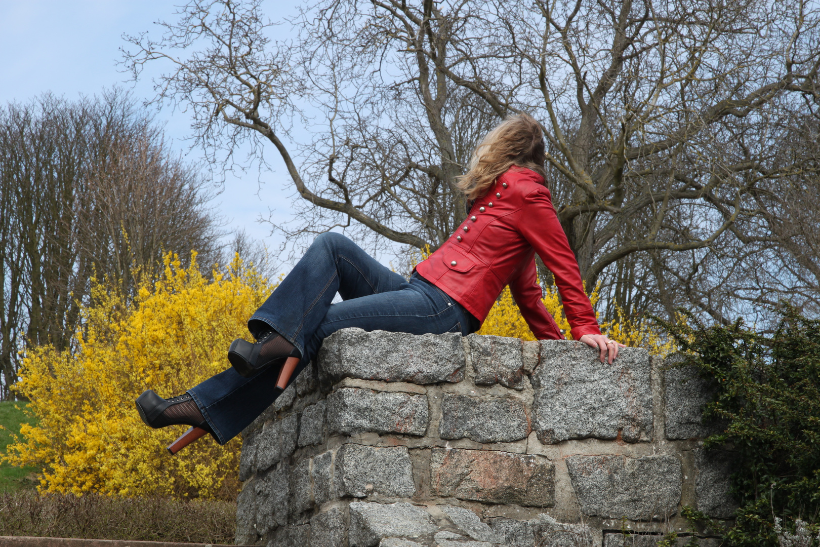 Auf der Mauer...