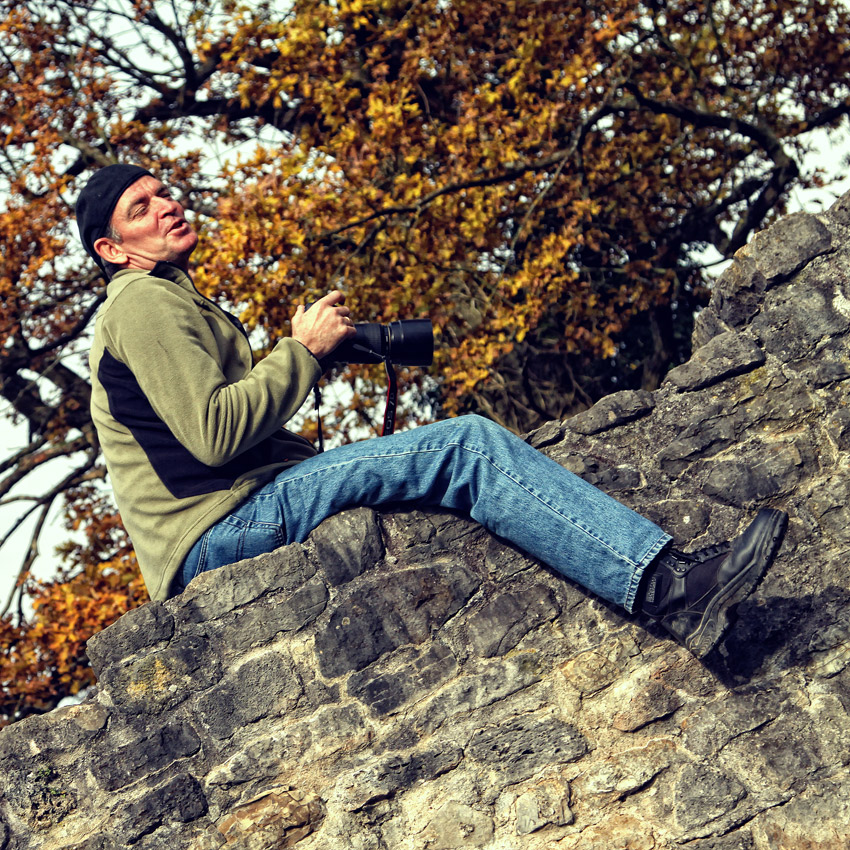 Auf der Mauer