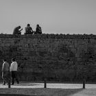 Auf der Mauer