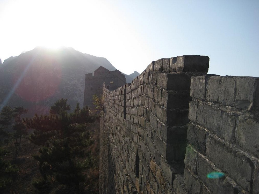 Auf der Mauer