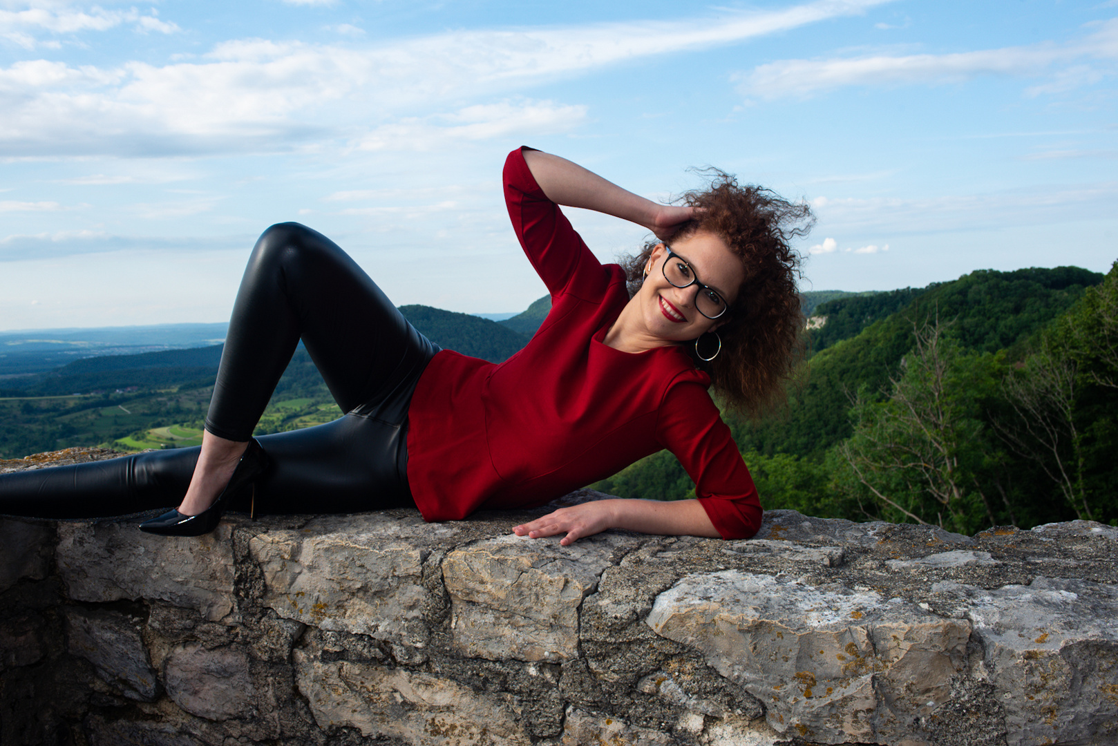 Auf der Mauer