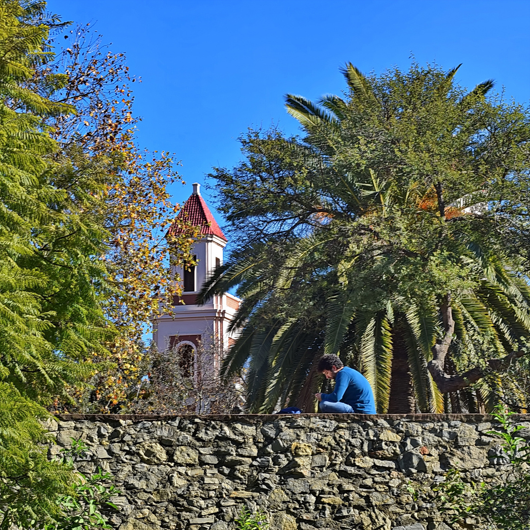 Auf der Mauer