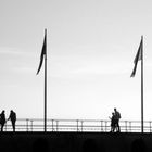 Auf der Mauer