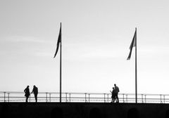 Auf der Mauer