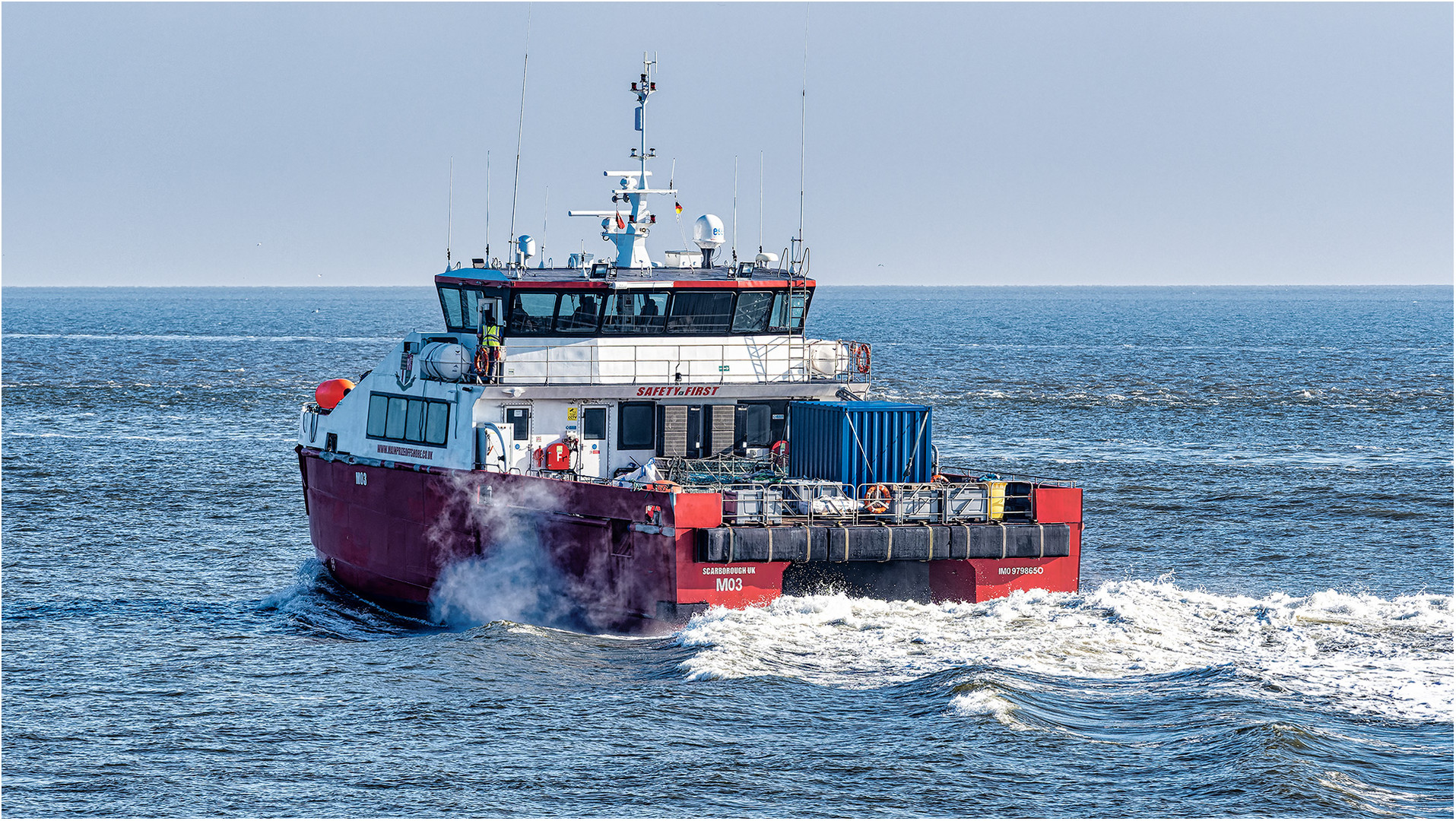 Auf der Nordsee.....