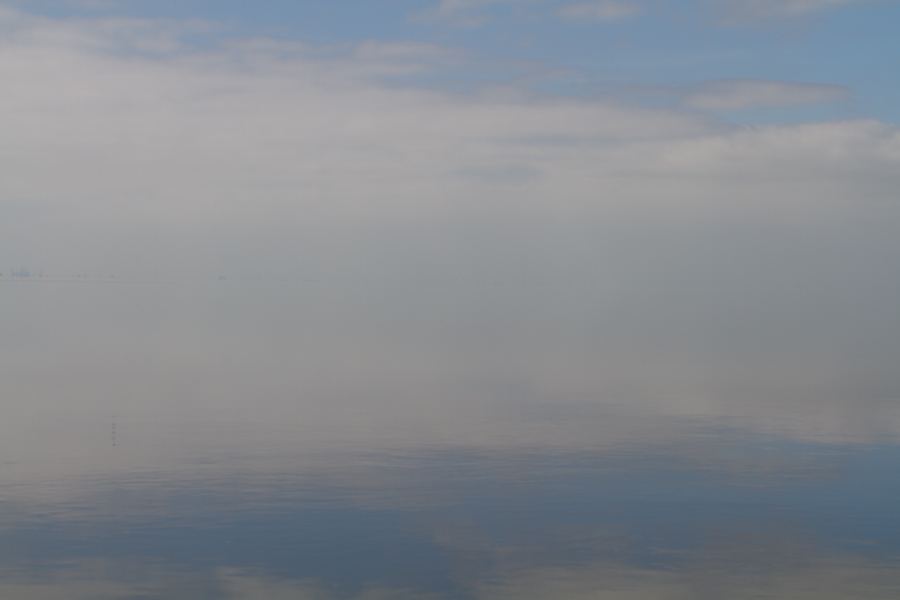 Auf der Nordsee vor der Insel Juist