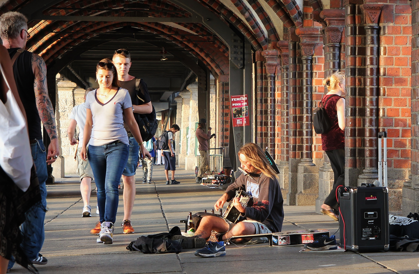 auf der Oberbaumbrücke