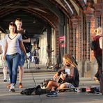 auf der Oberbaumbrücke