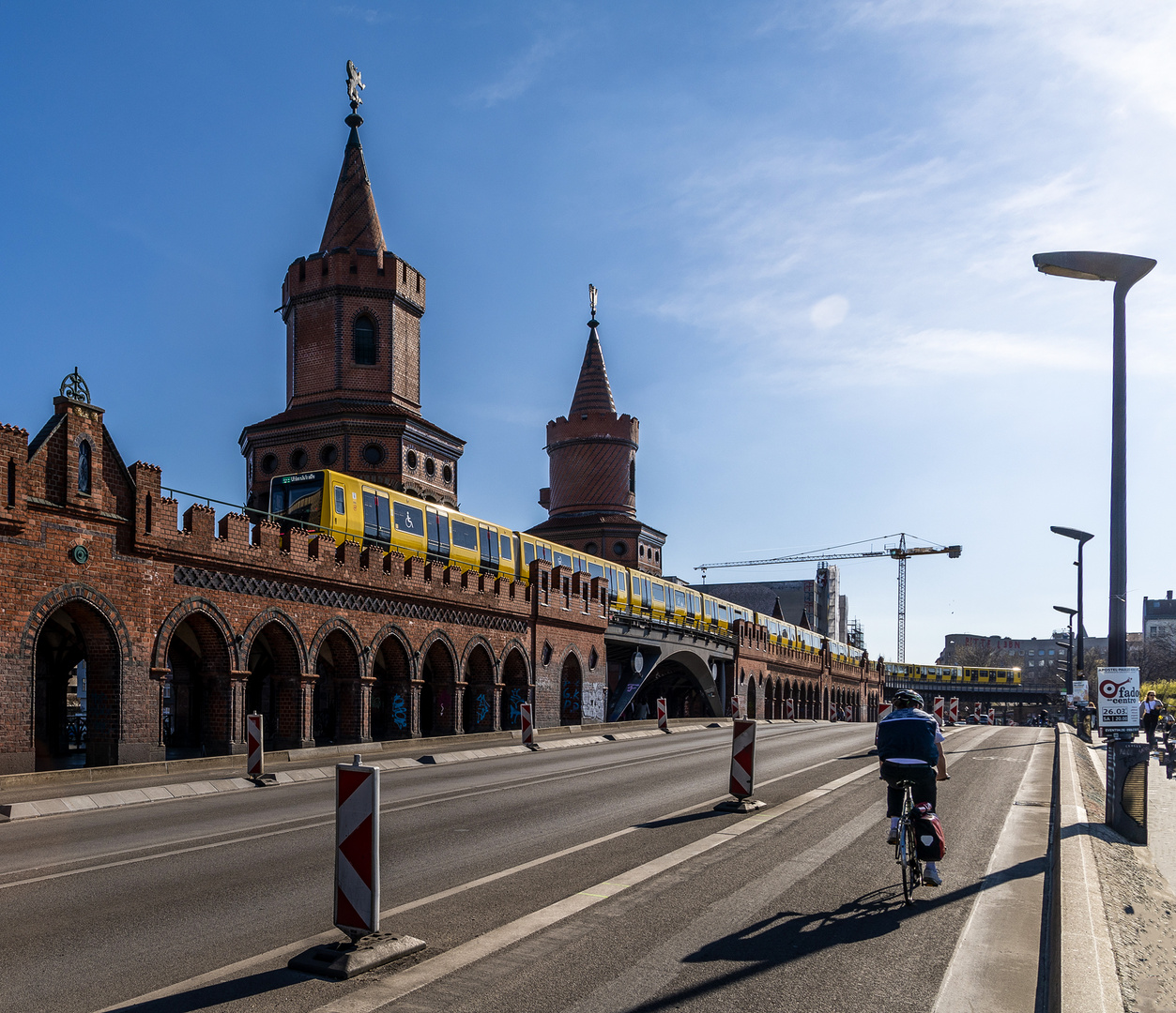 Auf der Oberbaumbrücke